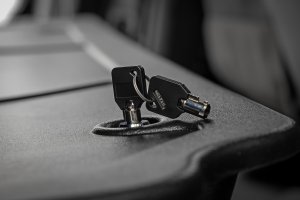 GMC Sierra 3500 HD Under Seat Storage with Locking Lid - Rough Country - Double Cab - '20-'26